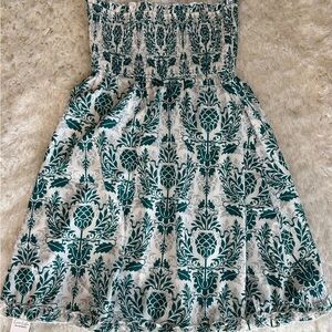 Cupshe nostalgia smocked tube top dress NWT.. mini dress